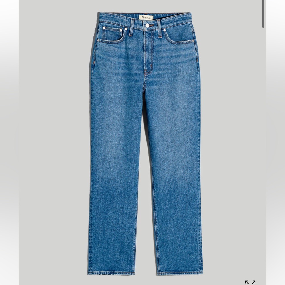 NWT Madewell Petite Curvy Perfect Vintage Straight Jean